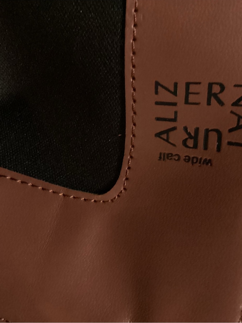 Knee-High Suede Riding Boot in Rust - Picture 4 of 8